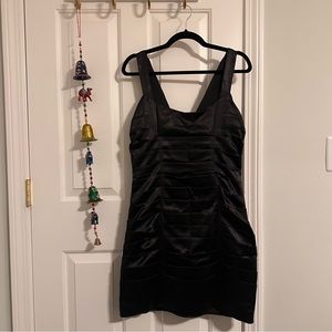 Morgan & Co Black Mini Dress L